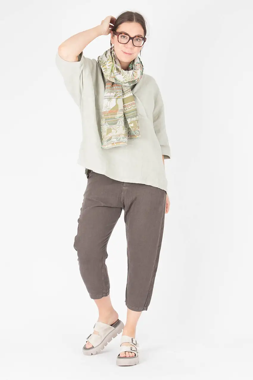 By Basics Low Crotch Chinos