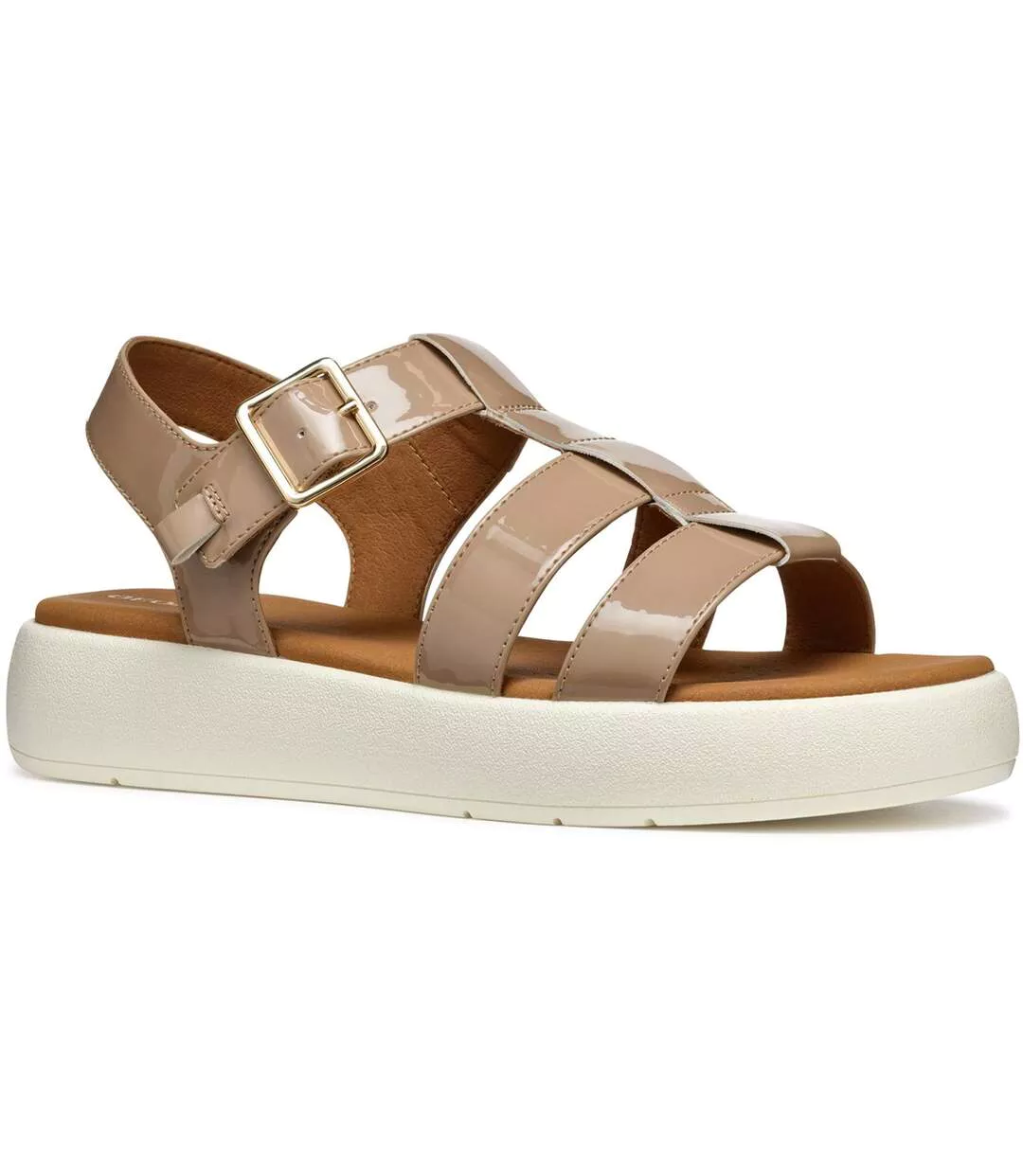 Womens/ladies D Camalei Sandals Caramel Geox