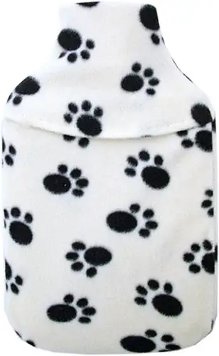 Paw Print Fleece 1L Hot Water Bottle