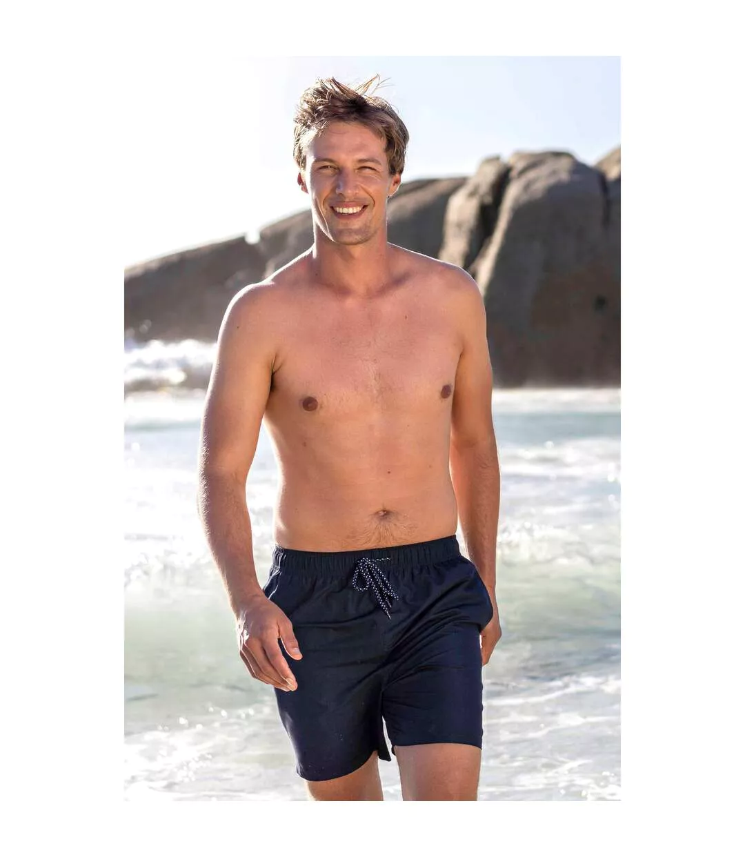 Mens Aruba Swim Shorts Navy Mountain Warehouse