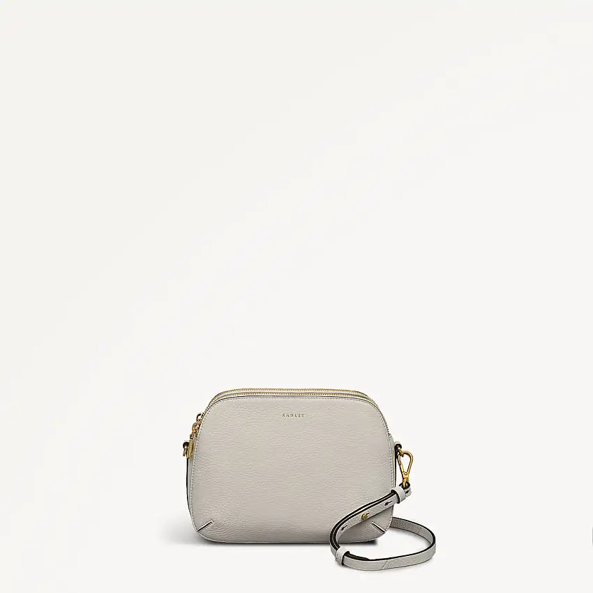 Dukes Place Medium Ziptop Cross Body Chalk - 110613
