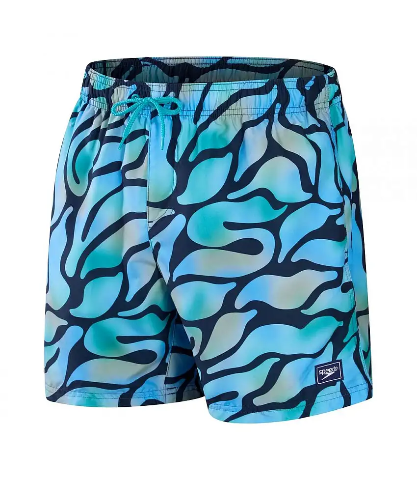 Mens Leisure Digital Print Swim Shorts Multicoloured Speedo