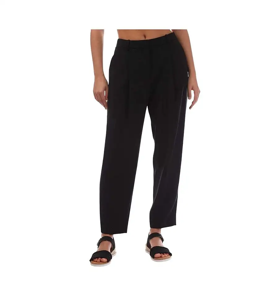 Womens/ladies Tapana Plain Trousers Black Boss