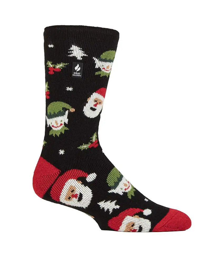 Mens Thermal Lite Christmas Novelty Socks for Winter