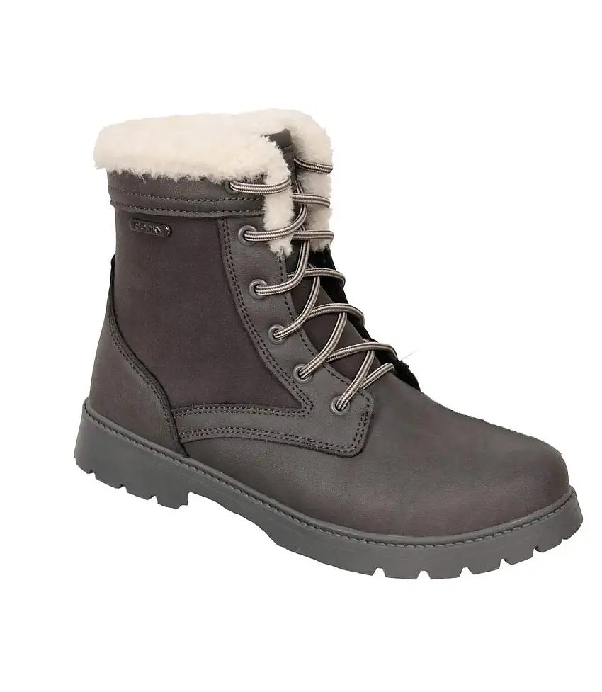Womens/ladies Thermal Waterproof Ankle Boots Charcoal Mountain Warehouse