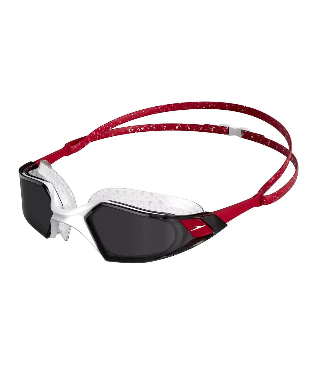 Aquapulse Pro 2024 Swimming Goggles Red White Speedo