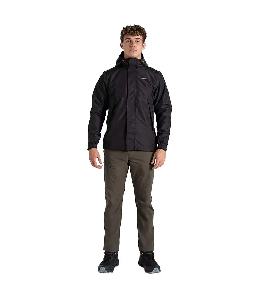 Mens Ossus Waterproof Jacket Black Craghoppers
