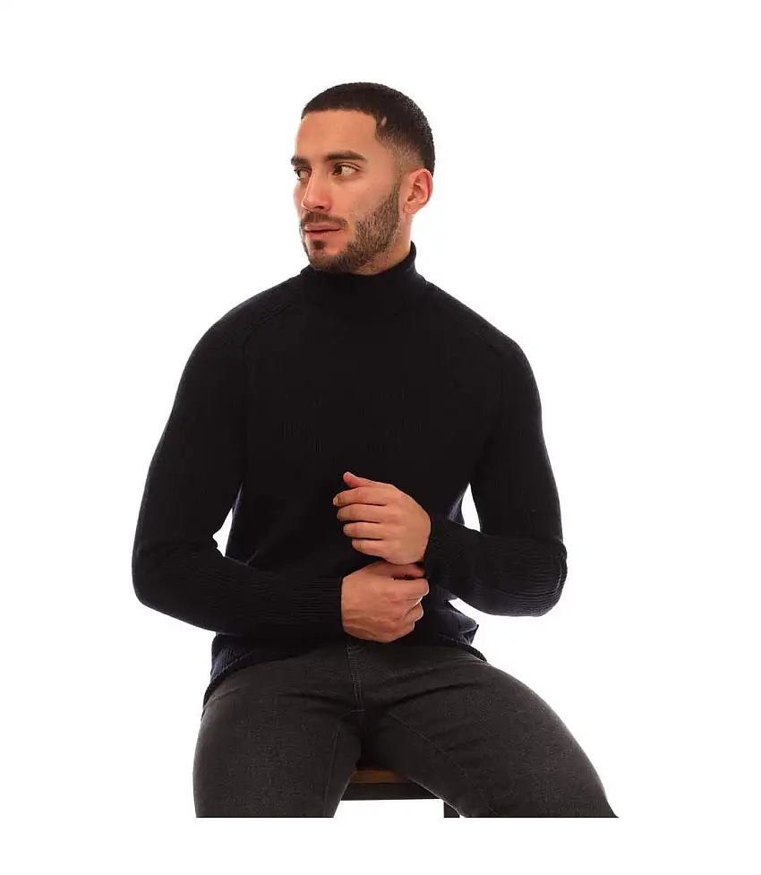 Mens Manuello Sweatshirt Dark Blue Boss