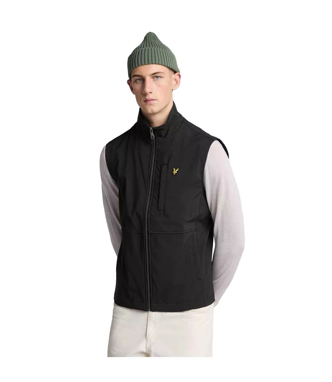 Mens Softshell Lightweight Gilet Black Lyle & Scott