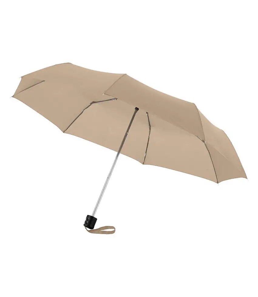21.5in Ida 3-section Umbrella One Size Oatmeal Bullet