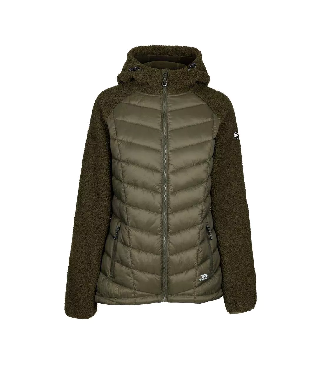 Womens/ladies Wando Hybrid Jacket Dark Vine Trespass