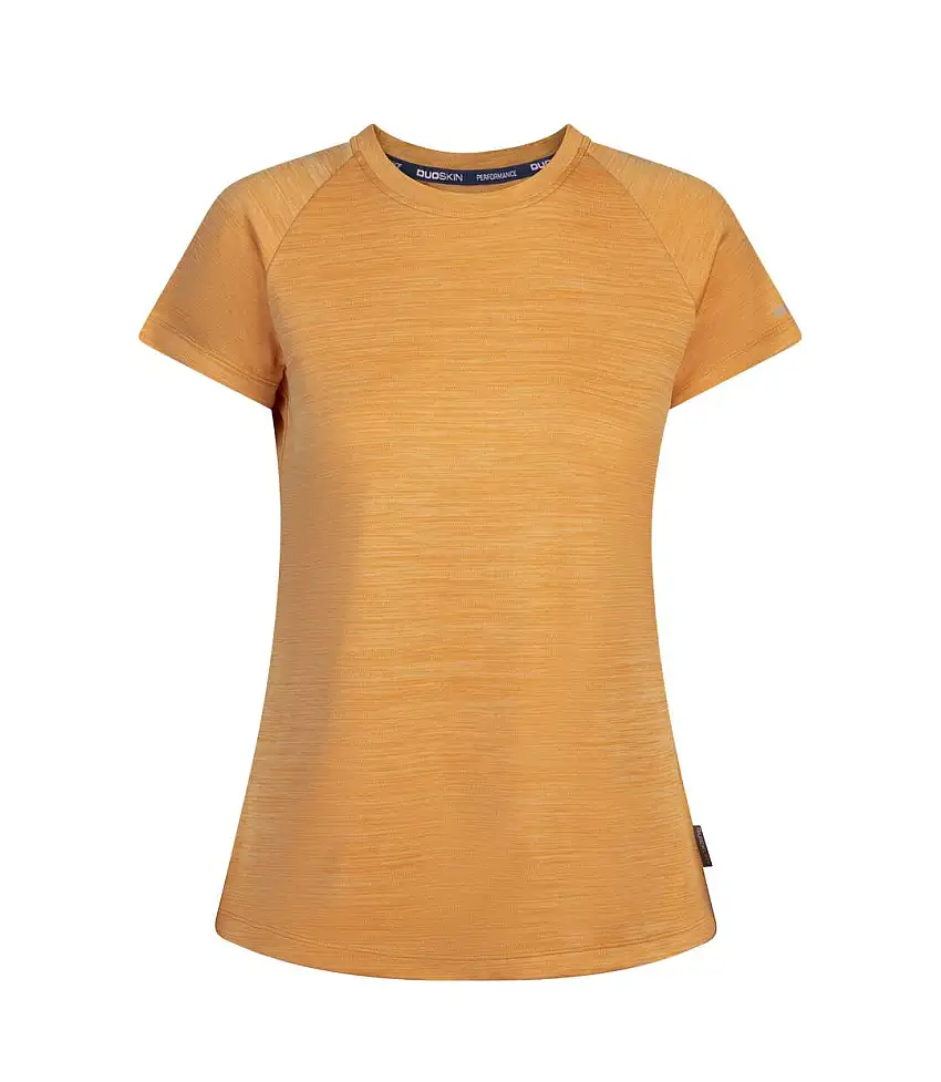 Womens/ladies Vickland Tp75 Active T-shirt Amber Glow Marl Trespass