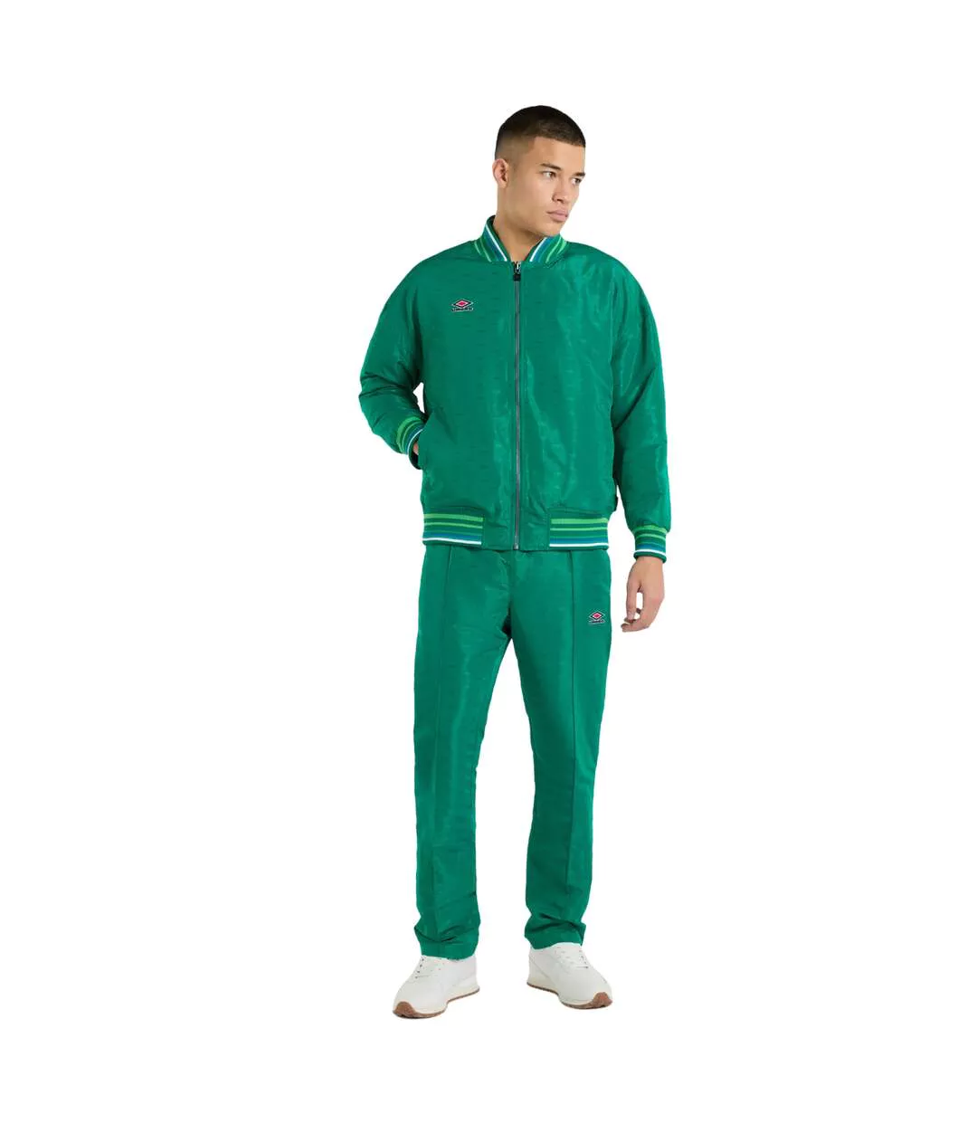 Mens Monogram Jogging Bottoms Quetzal Green Umbro