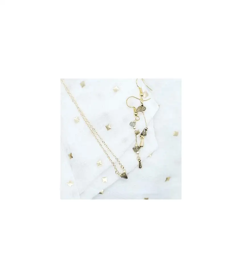 White Single Crystal Citrine Quartz Stone Pendant Dainty Necklace