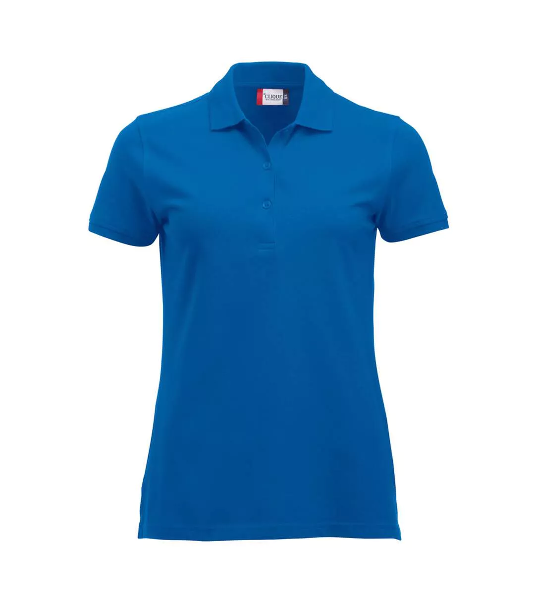 Womens/ladies Classic Marion Short-sleeved Polo Shirt Royal Blue Clique