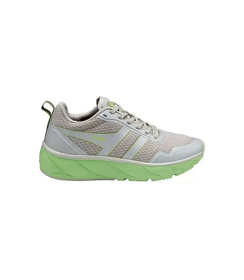 Womens/ladies Typhoon Performance Trainers Arcade White Patina Green Gola