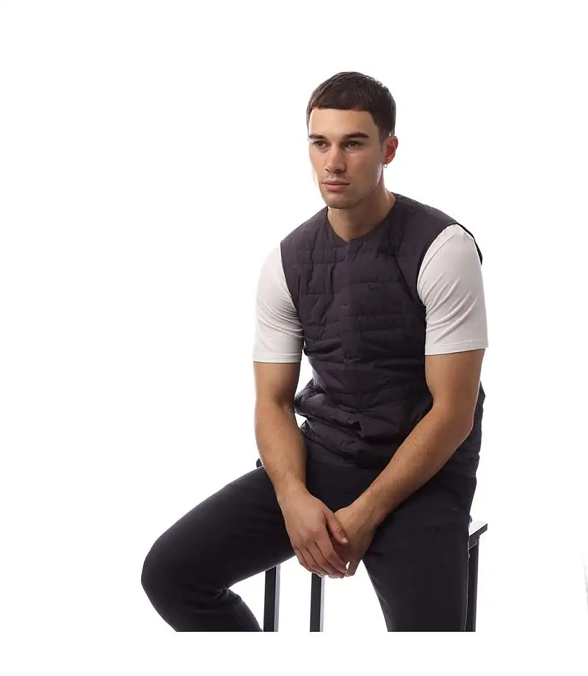 Mens Synthetic Down Gilet Purple Mizuno