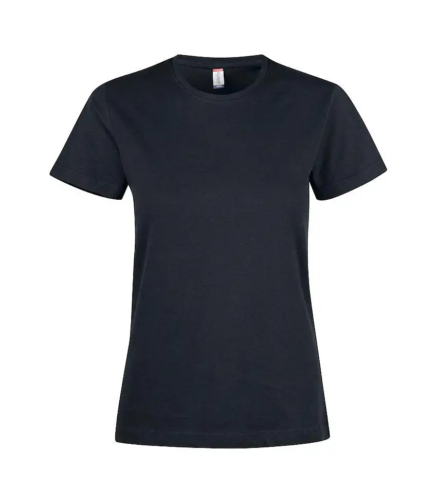 Womens/ladies Premium T-shirt Black Clique