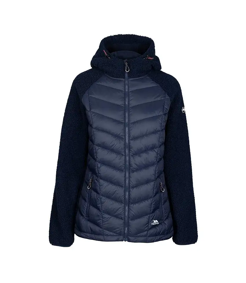 Womens/ladies Wando Hybrid Jacket Navy Trespass