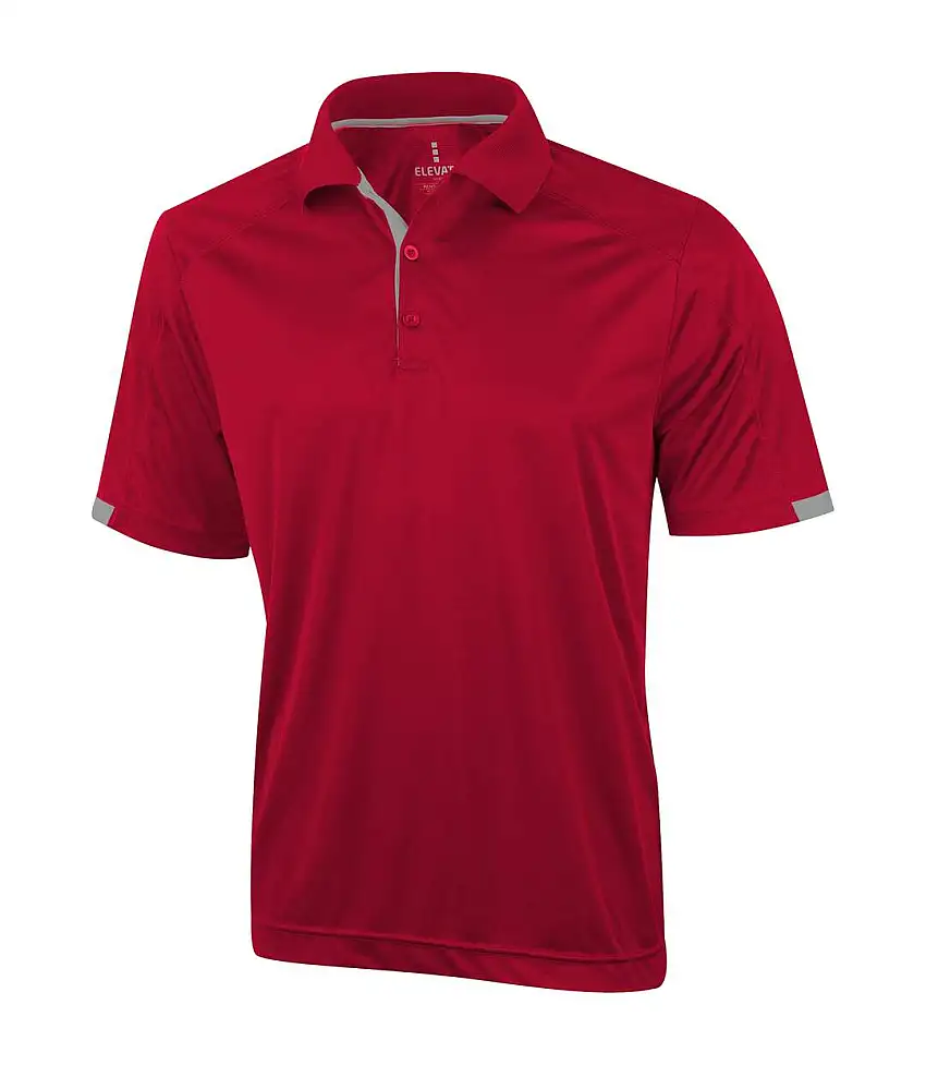 Elevate Mens Kiso Short Sleeve Polo (Red) - UTPF1892