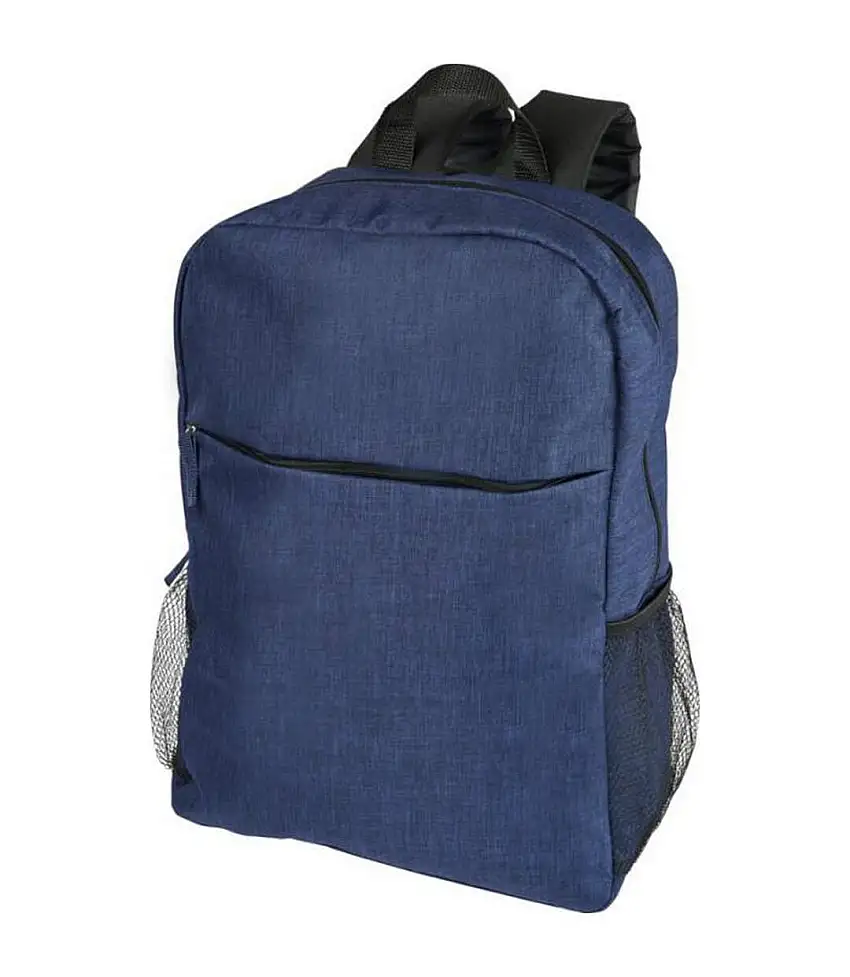 Bullet Heathered Computer Backpack (Navy) (One Size) - UTPF2143