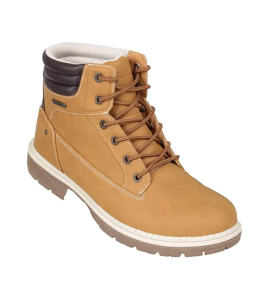 Mens Kenmore Waterproof Walking Boots Tan Mountain Warehouse