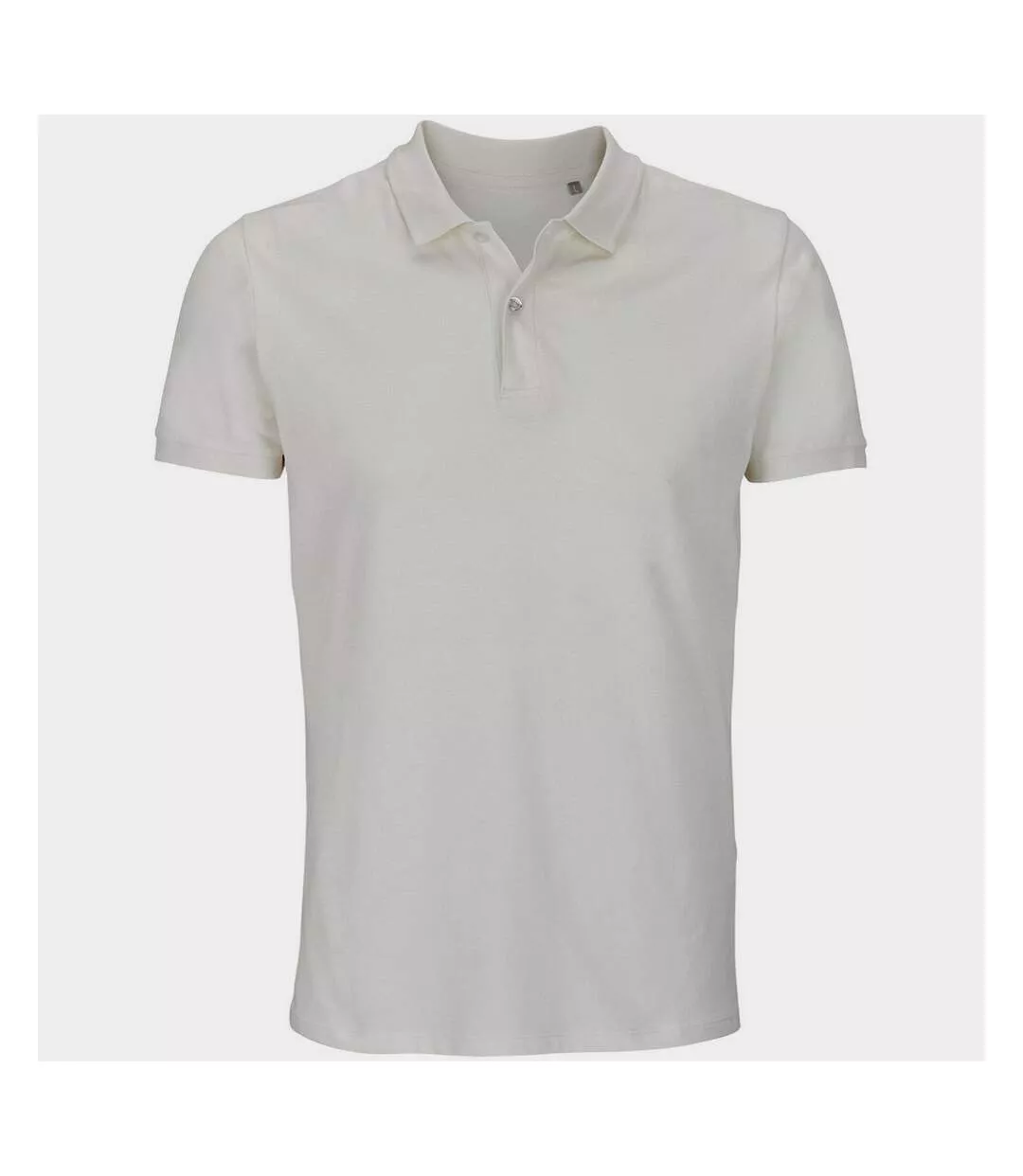 Mens Planet Piqué Organic Polo Shirt Off White SOLS