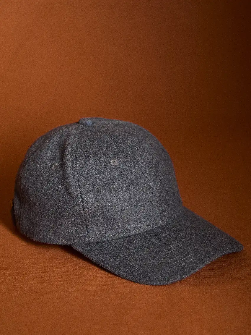 Woollen Cap Hat Grey