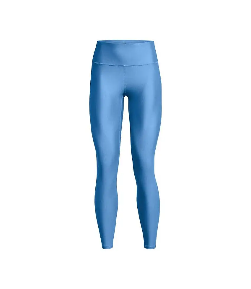 Womens/ladies Heatgear Full Length Leggings Blue Under Armour