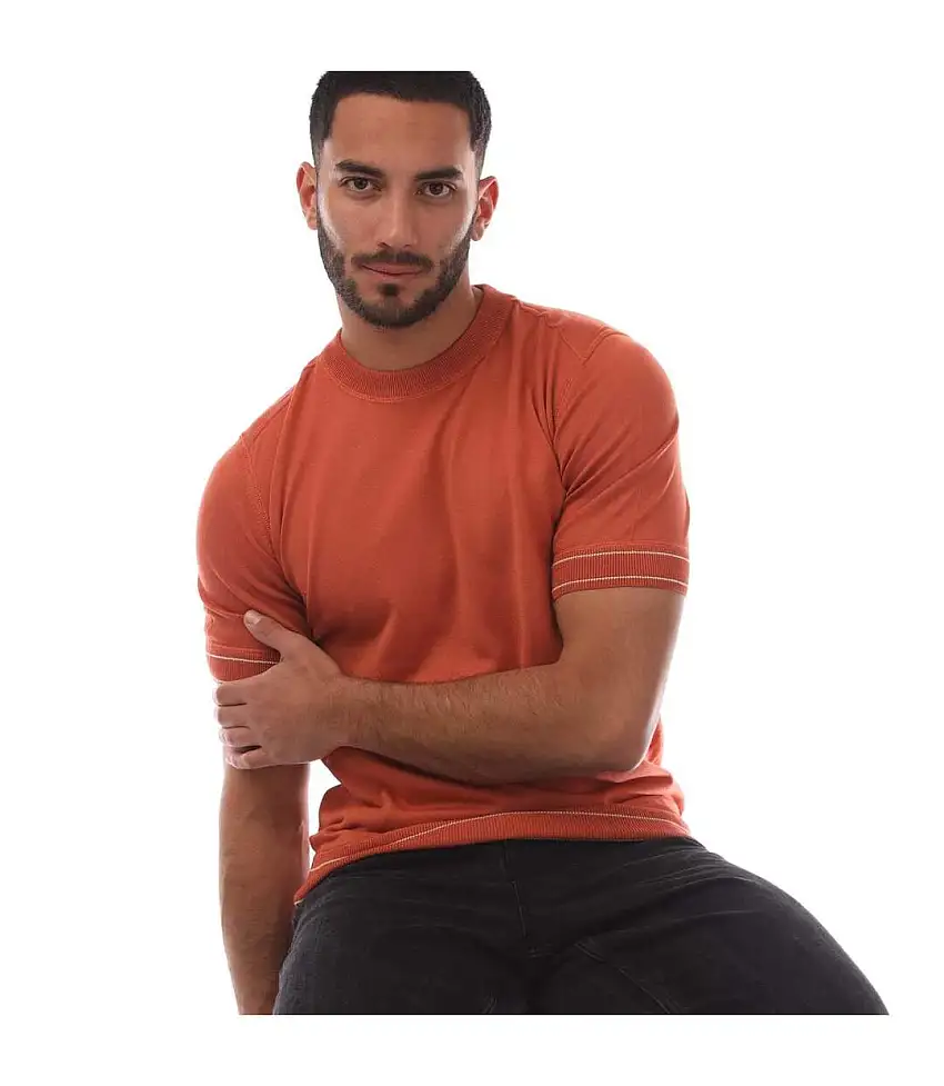 Mens Horelli T-shirt Orange Boss