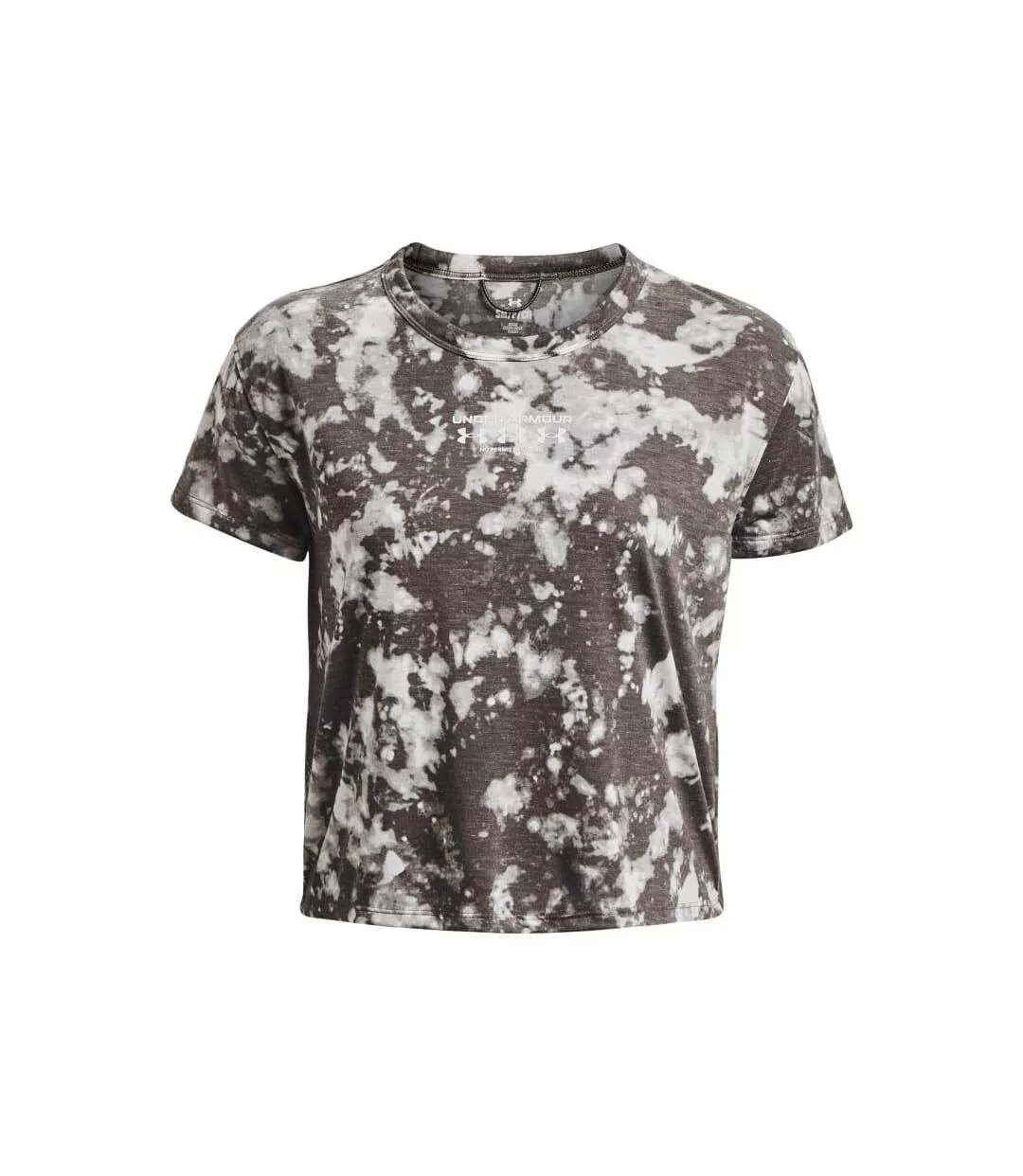 Womens/ladies Run Trail T-shirt Grey Ghost Grey Tin Under Armour