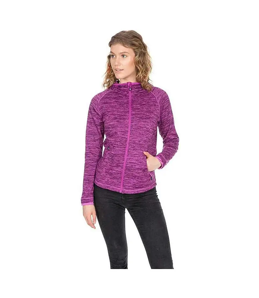 Womens/ladies Riverstone Fleece Jacket Purple Trespass