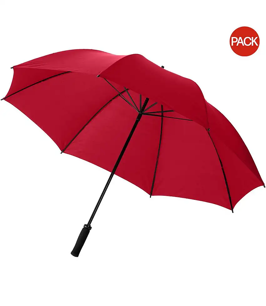 Bullet 30in Yfke Storm Umbrella (Pack of 2) (Red) (One Size) - UTPF2519