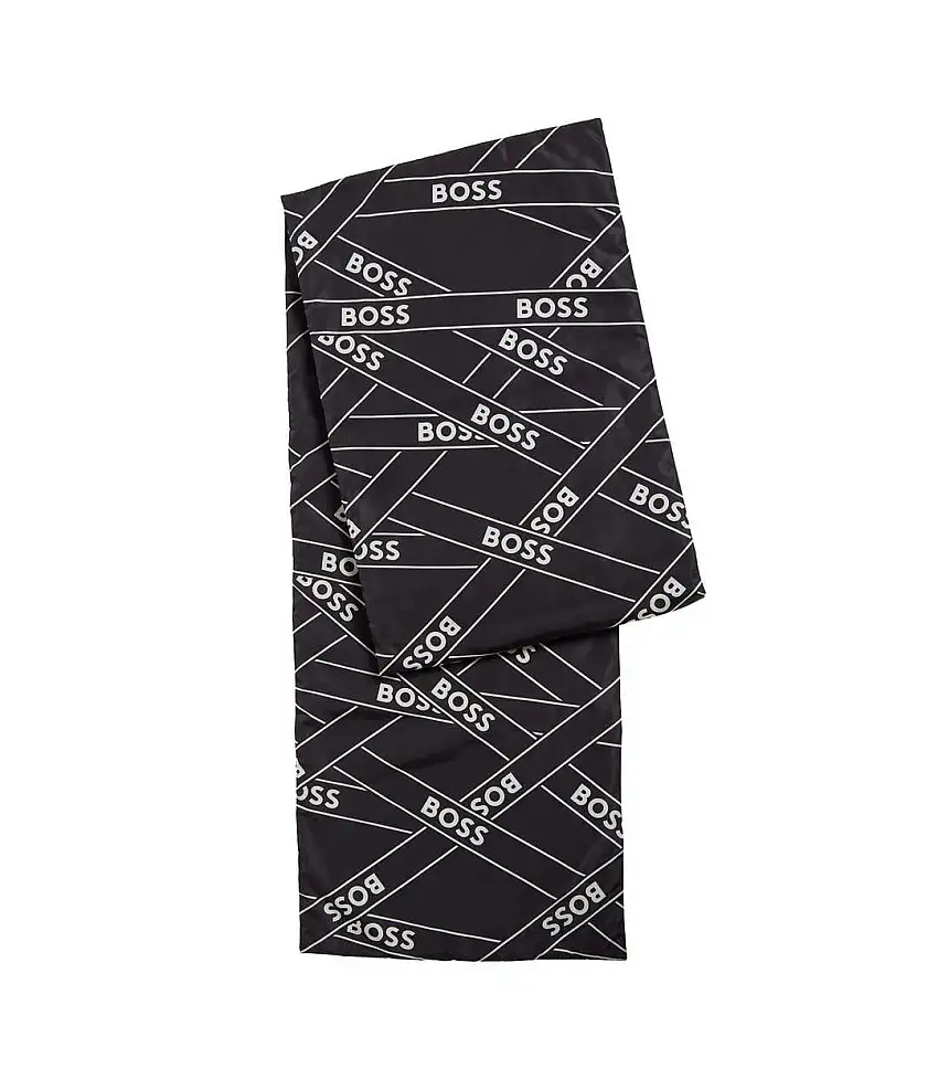 Aroser All-over Print Scarf One Size Black Boss