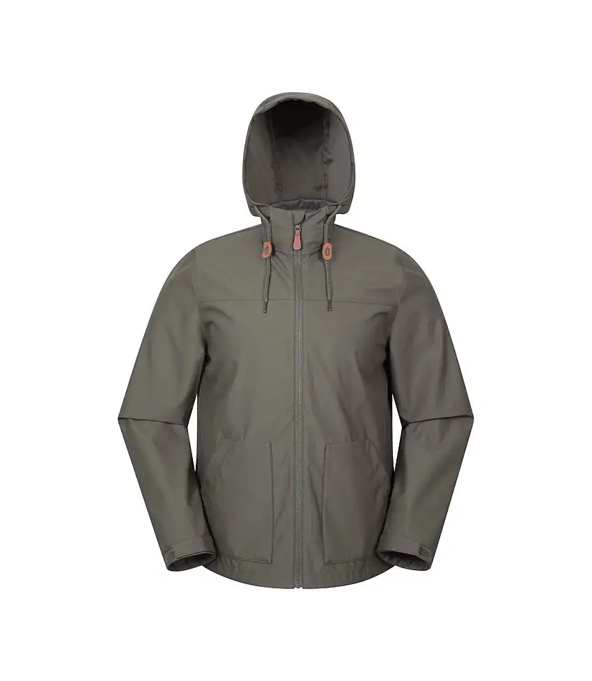 Mens Iona Soft Shell Jacket Light Khaki Mountain Warehouse
