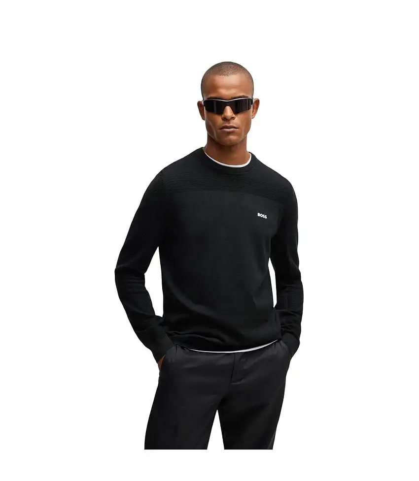 Mens Momentum-x Sweatshirt Black Boss