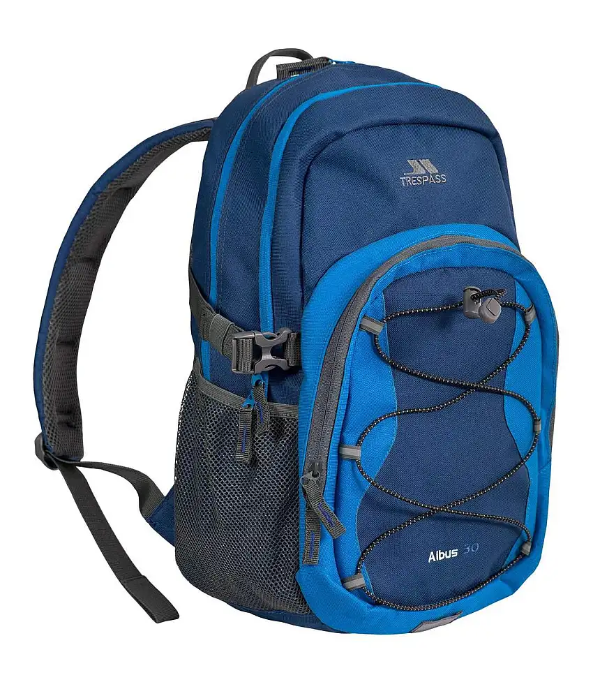 Albus 30 Litre Casual Rucksack/backpack One Size Navy Electric Blue Trespass