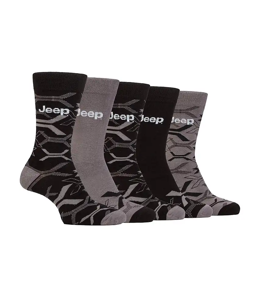 Breathable Men's Bamboo Socks: 5-Pack Everyday Leisure & Dress