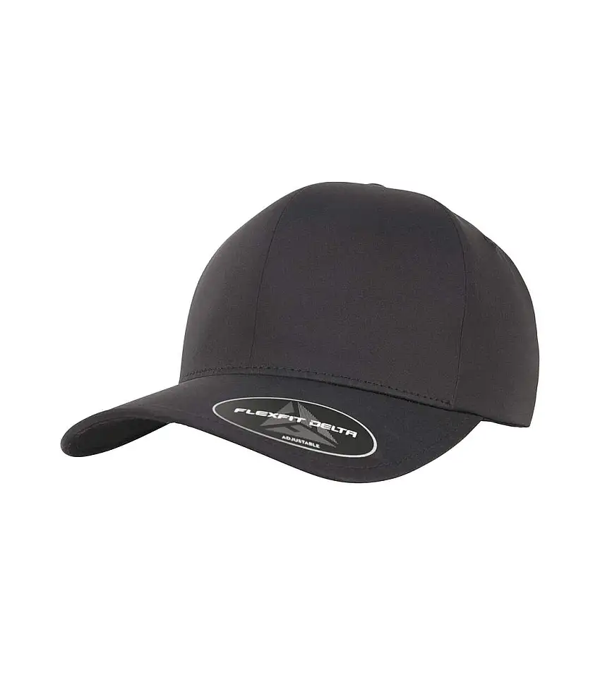 Unisex Adult Delta Baseball Cap Black Flexfit