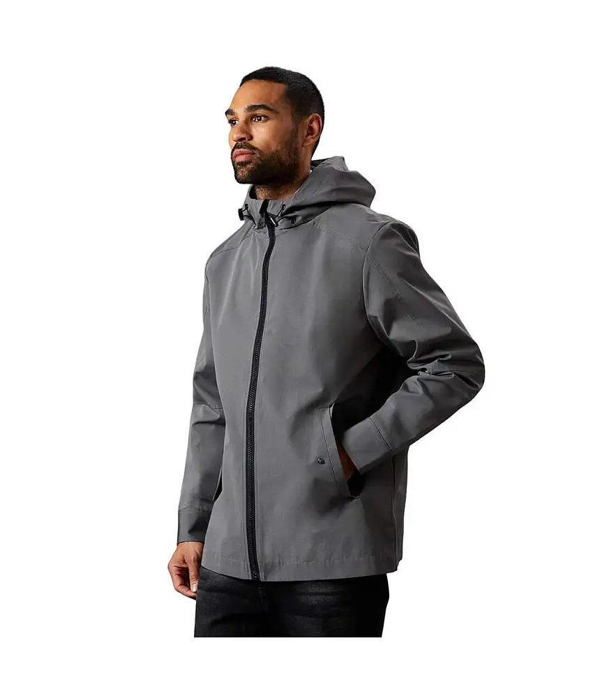 Mens Water Resistant Hooded Jacket Grey Burton