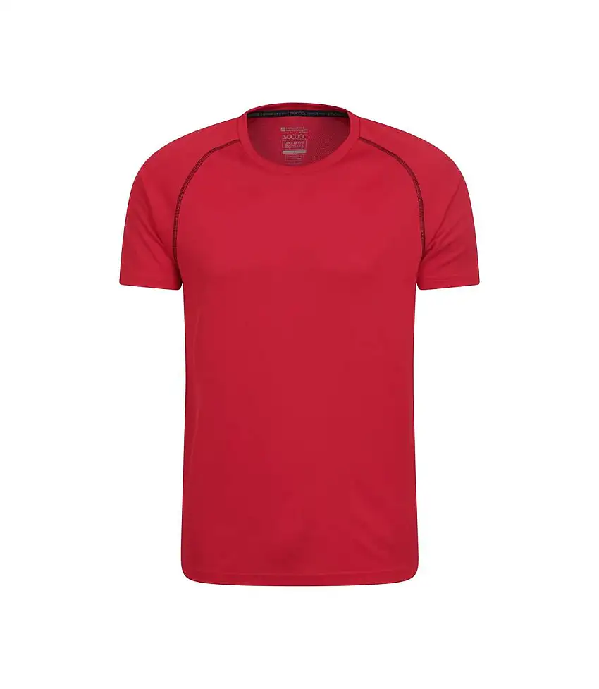 Mens Endurance Isocool T-shirt Red Mountain Warehouse
