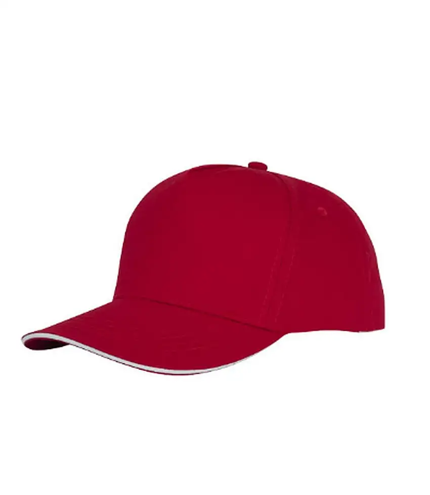 Bullet Unisex Ceto 5 Panel Sandwich Cap (Red) - UTPF2760