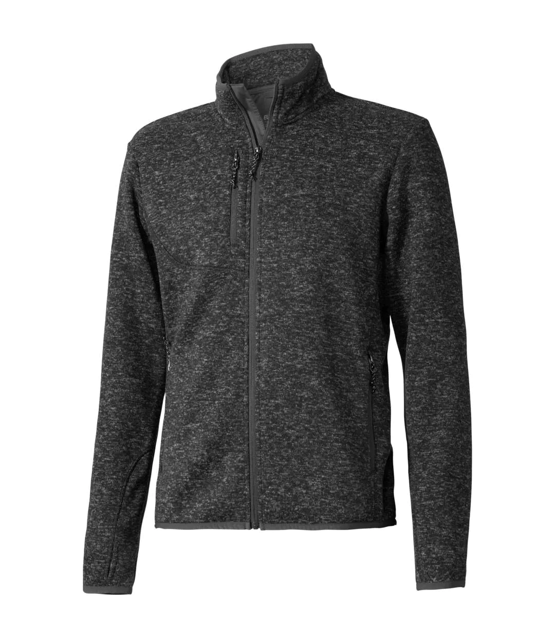 Elevate Mens Tremblant Knit Jacket (Heather Smoke) - UTPF1954