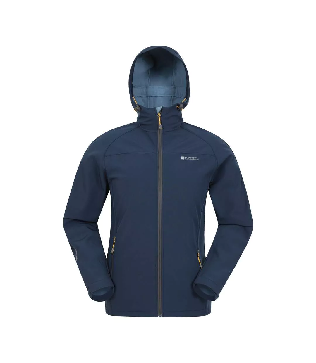 Mens Exodus Waterproof Soft Shell Jacket Blue Mountain Warehouse