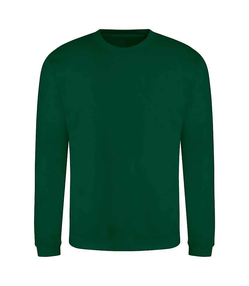 Adults Unisex Just Hoods Sweatshirt Rainforest Green Awdis