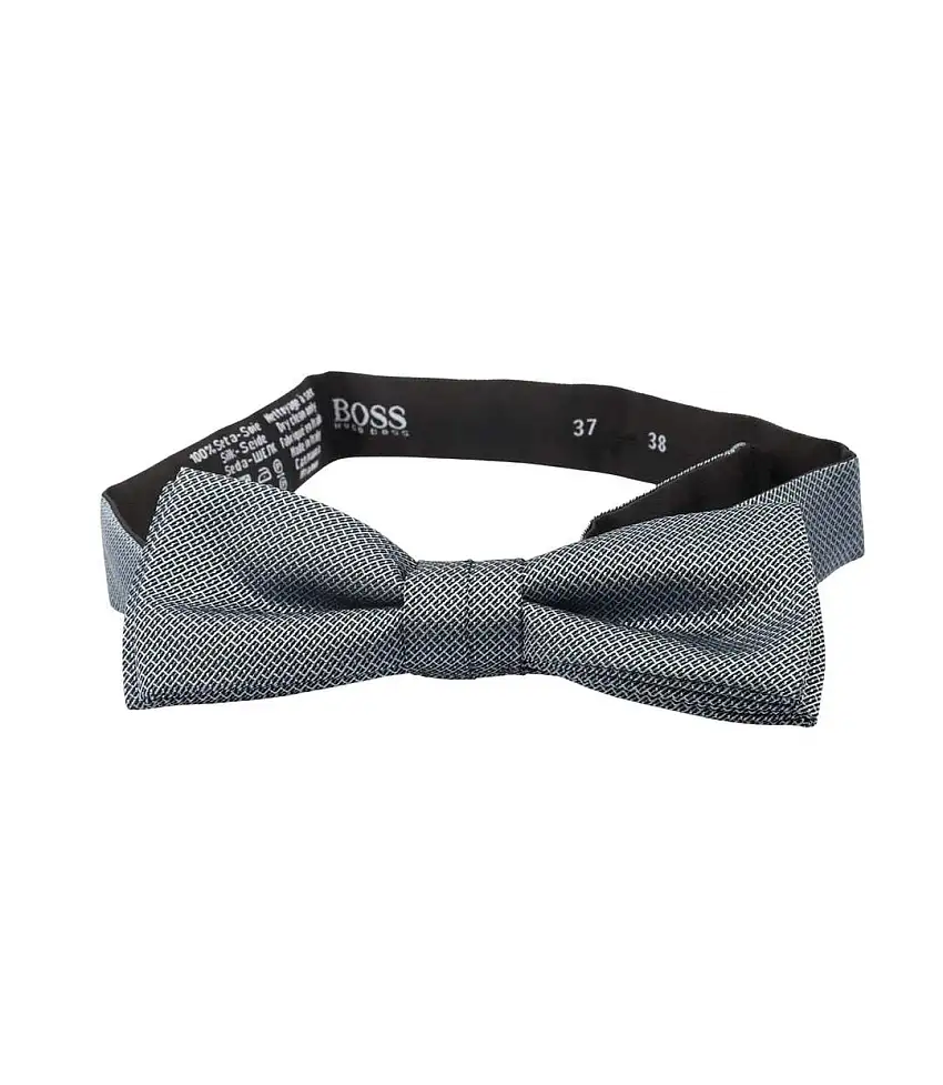 Fashion Silk Bow Tie One Size Dark Blue Boss