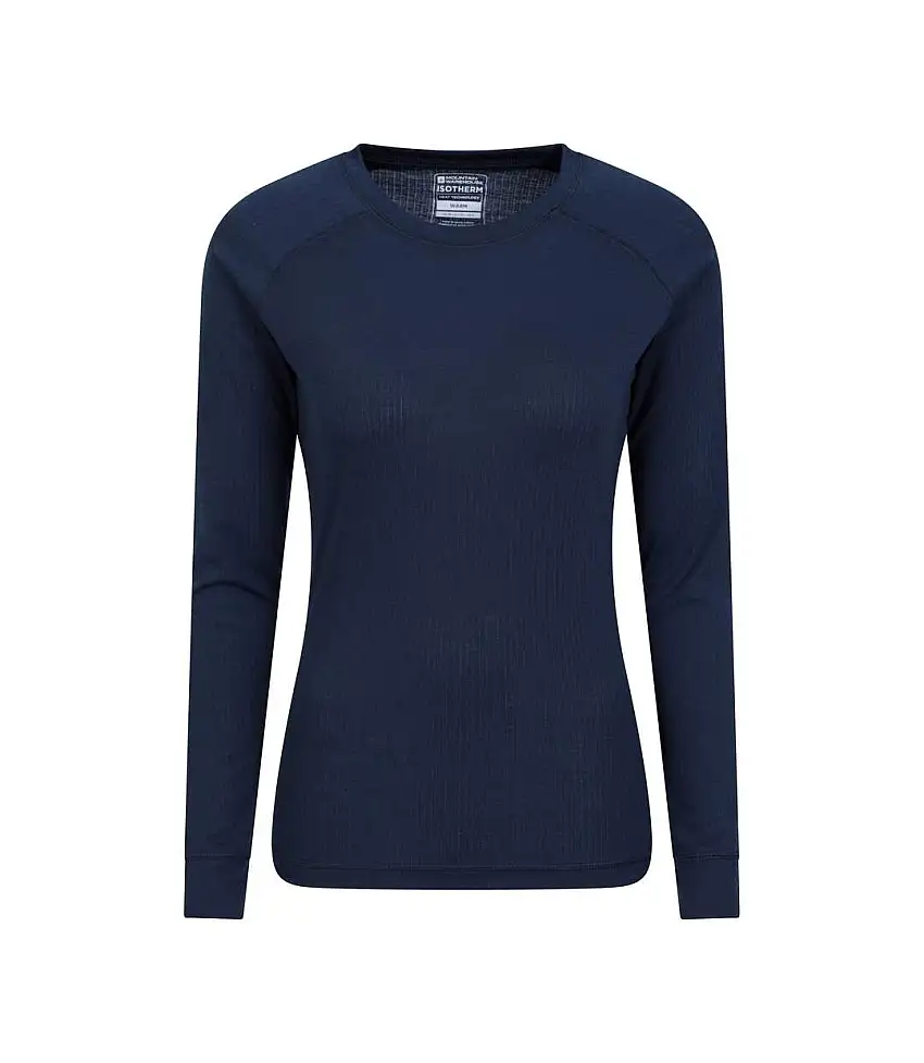 Womens/ladies Talus Long-sleeved Top Navy Mountain Warehouse