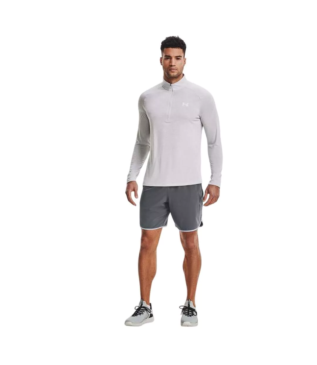 Mens 2.0 Half Zip Technical Top Halo Grey Under Armour