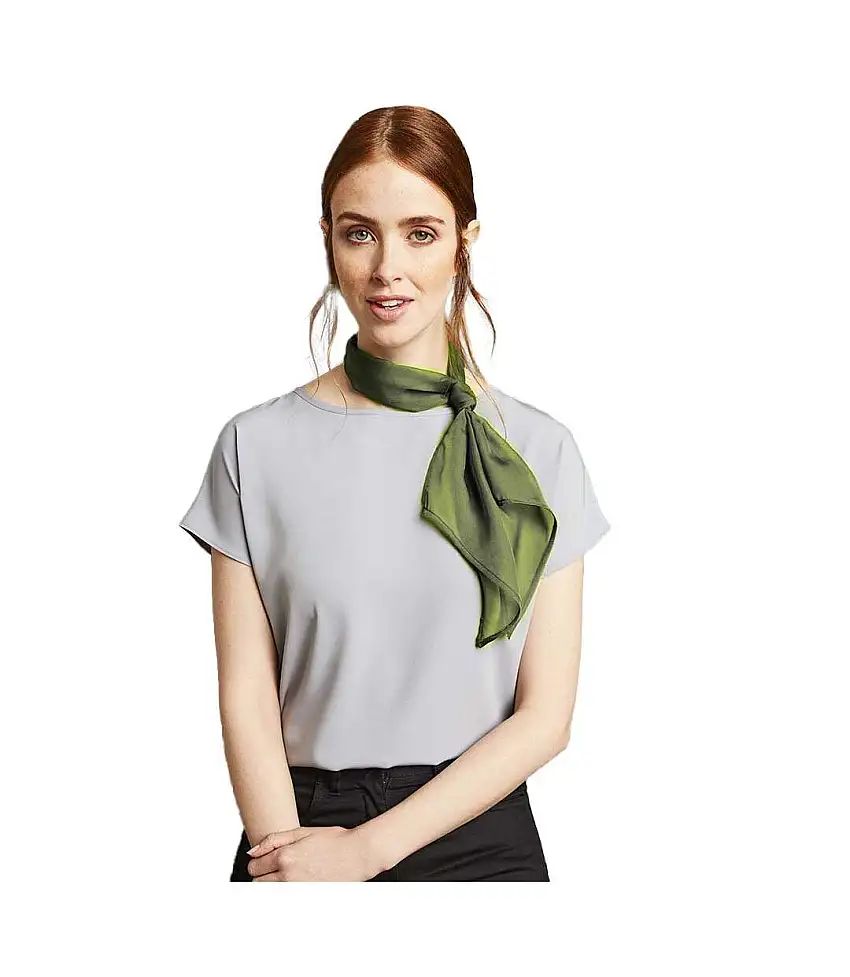 Ladies/womens Work Chiffon Formal Scarf One Size Oasis Green Premier