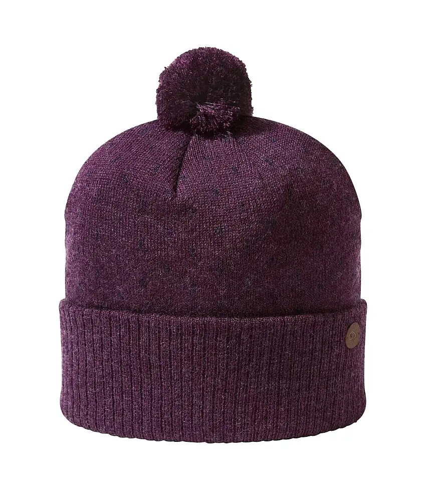 Womens/ladies Faro Beanie Damson Marl Craghoppers